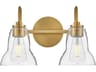 Lark Living Vera 2-Light Lacquered Brass Vanity Light