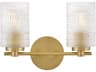 Lark Living Mabel 2-Light Lacquered Brass Vanity Light