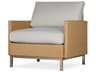 Lloyd Flanders Elements Steel Wicker Outdoor Lounge Chair