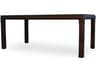Lloyd Flanders Contempo Wicker Rectangular Patio Dining Table with Umbrella Hole