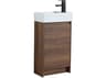 Legion Furniture Wc Series Brown Walnut Vanity