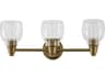 Livabliss by Surya Levene 3-Light Gold Vanity Light