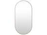 Livabliss by Surya Aranya Natural Dark Brown Oval Wall Mirror