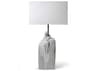 Lladro Meditating Woman-I Gray Table Lamp