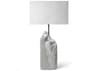 Lladro Meditating Woman-II Gray Table Lamp