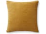 Loloi Rugs Gold 22" x 22" Pillow Cover