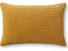 Loloi Rugs Gold 13" x 21" Pillow Cover