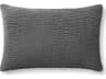 Loloi Rugs Grey 16" x 26" Pillow Cover