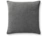 Loloi Rugs Grey 22" x 22" Pillow Cover