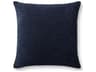 Loloi Rugs Navy 22" x 22" Pillow Cover