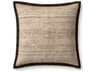 Loloi Rugs Brown Ivory 22" x 22" Pillow