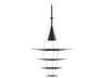 Louis Poulsen Enigma 1-Light Black Tiered Pendant