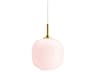 Louis Poulsen VL45 1-Light Brass Glossy Pale Rose Pink Round Mini Pendant