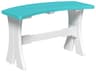 LuxCraft Recycled Plastic 28 Table Patio Bench