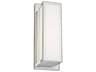 Livex Lighting Sutter 1-Light Polished Chrome White Glass LED Wall Sconce