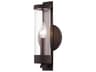 Livex Lighting Castleton 1-Light Bronze Clear Glass Wall Sconce