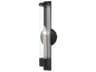 Livex Lighting Castleton 1-Light Black Clear Glass Wall Sconce
