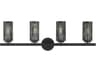 Livex Lighting Industro 4-Light Black Brushed Nickel Vanity Light