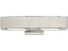 Livex Lighting Kimball 2-Light Brushed Nickel Glass LED Vanity Light
