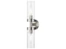 Livex Lighting Ludlow 2-Light Brushed Nickel Glass Vanity Light