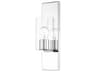 Livex Lighting Zurich 1-Light Polished Chrome Clear Glass Wall Sconce