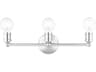 Livex Lighting Lansdale 3-Light Polished Chrome Vanity Light