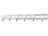 Livex Lighting Birmingham 6-Light Polished Chrome Clear Glass Vanity Light