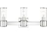 Livex Lighting Quincy 3-Light Polished Chrome Glass Vanity Light