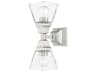 Livex Lighting Mission 2-Light Brushed Nickel Glass Wall Sconce