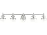 Livex Lighting Oldwick 5-Light Brushed Nickel Glass Vanity Light