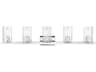 Livex Lighting Clarion 5-Light Polished Chrome Glass Vanity Light