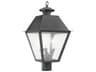 Livex Lighting Mansfield 3 - Light Outdoor Post Light