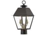 Livex Lighting Wentworth Finish Cluster 2 - Light Outdoor Post Light