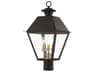 Livex Lighting Wentworth Finish Cluster 3 - Light Outdoor Post Light