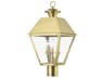Livex Lighting Wentworth 3 - Light Outdoor Post Light