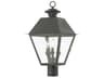 Livex Lighting Wentworth 3 - Light Outdoor Post Light