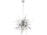 Livex Lighting Circulo 6-Light Polished Chrome Glass Pendant
