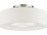 Livex Lighting Ellsworth 3-Light English Bronze Drum Semi Flush Mount