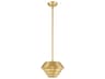 Livex Lighting Amsterdam 1-Light Satin Brass Mini Pendant