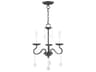 Livex Lighting Callisto 3-Light English Bronze Crystal Candelabra Chandelier