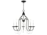 Livex Lighting Alessia 5-Light English Bronze Crystal Candelabra Chandelier