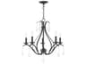 Livex Lighting Caterina 5-Light English Bronze Crystal Candelabra Chandelier
