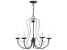 Livex Lighting Mirabella 5-Light English Bronze Crystal Candelabra Chandelier