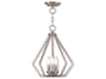 Livex Lighting Prism 3-Light Brushed Nickel Pendant