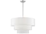 Livex Lighting Manorwood 5-Light Brushed Nickel Pendant