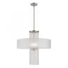 Livex Lighting Bella Vista 4-Light Brushed Nickel Crystal Chandelier