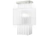 Livex Lighting Alexis 1-Light Brushed Nickel Crystal Wall Sconce