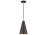 Livex Lighting Dulce 1-Light Bronze Antique Brass Mini Pendant
