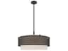 Livex Lighting Braddock 5-Light Bronze Drum Pendant