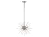 Livex Lighting Utopia 6-Light Polished Chrome Crystal Sputnik Pendant